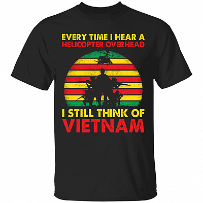 Helicopter Overhead, Black, Unisex T-Shirt