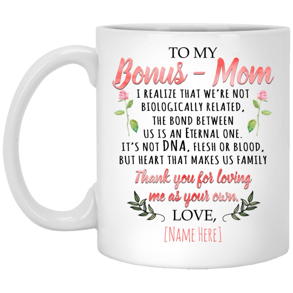 Personalized To My mug, White, 11 oz. White Mug