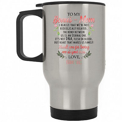 14 oz. Silver Travel Mug