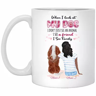 Personalized Gift Mug, White, 11 oz. White Mug