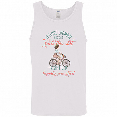 Wise Woman Tank, White, Unisex Tank Top