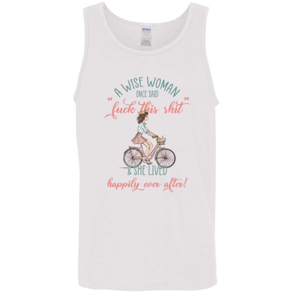 Wise Woman Tank, White, Unisex Tank Top Wise Woman Tank, White, Unisex Tank Top