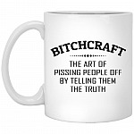 Bitchcraft Mug, White, 11 oz. White Mug