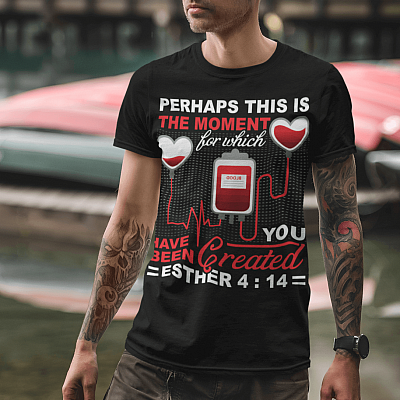 Alternative view of Perhaps This Is the Moment for Which You Have Been Created T-Shirt