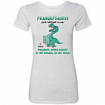 Prangry Saurus ladies, Heather White, Premium Ladies T-Shirt Prangry Saurus ladies, Heather White, Premium Ladies T-Shirt
