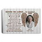 Personalized Custom Photo canvas, White, 0.75'' Framed Canvas