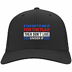 If You Don't Stand Up Hat, Black, Twill Cap