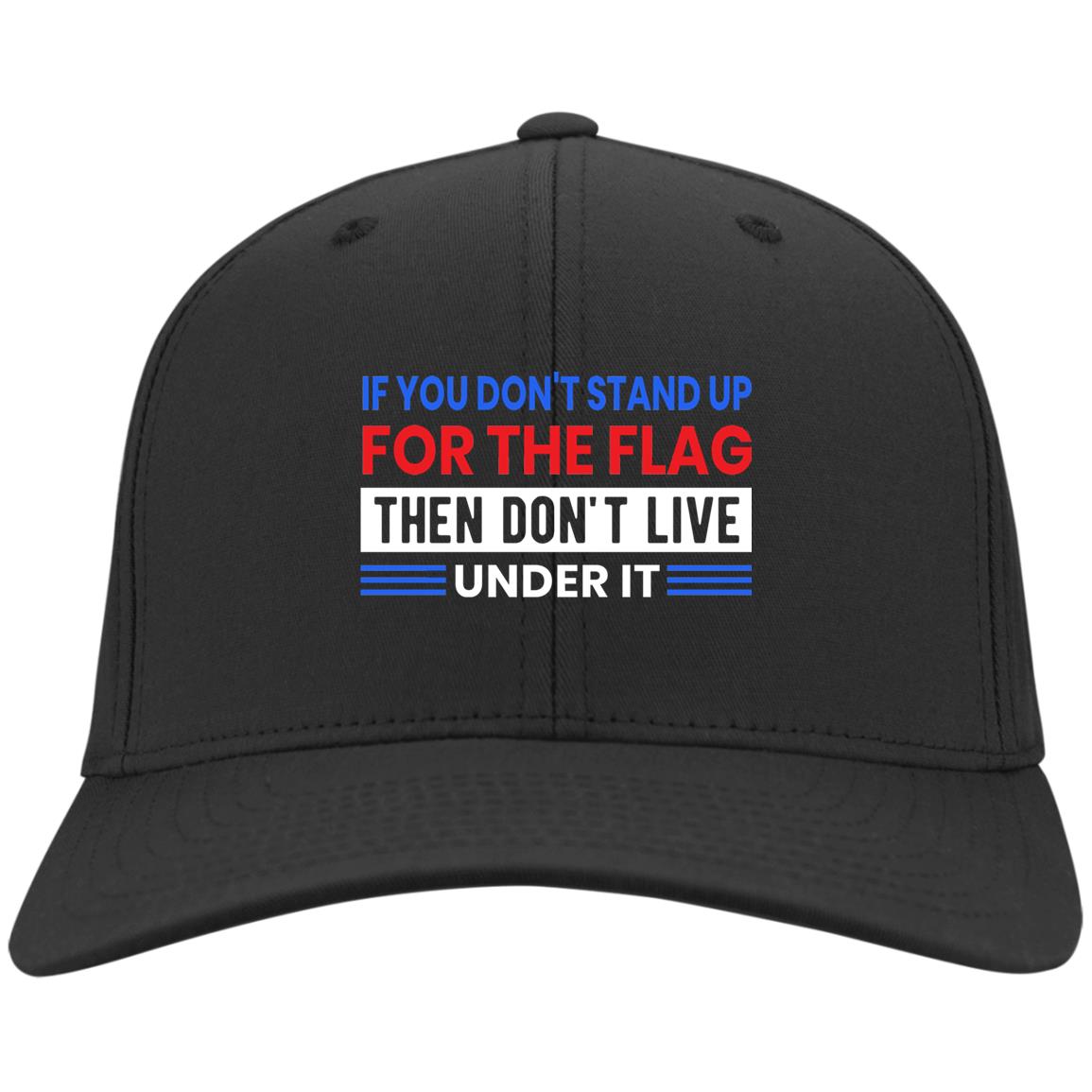 If You Don't Stand Up Hat, Black, Twill Cap