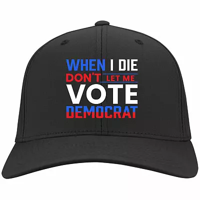 When I Die hat, Black, Twill Cap