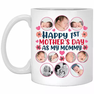 Personalized Photo Mug, White, 11 oz. White Mug