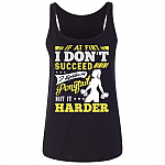 Don't Succeed ladies tank, Black, Ladies Tank Top