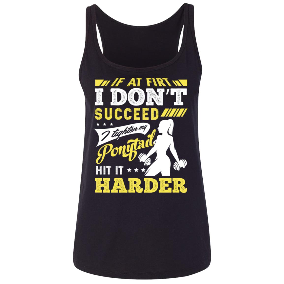 Don't Succeed ladies tank, Black, Ladies Tank Top