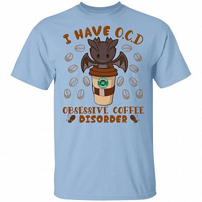 coffee T, Light Blue, Unisex T-Shirt