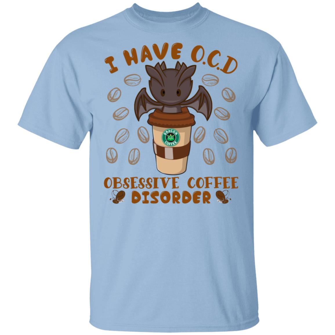 coffee T, Light Blue, Unisex T-Shirt