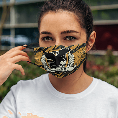 Alternative view of Moderna Vaccine Washable Reusable Custom Printed Cloth Face Mask Cover