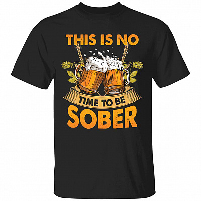 sober, Black, Unisex T-Shirt