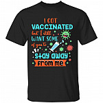vacinate, Black, Unisex T-Shirt