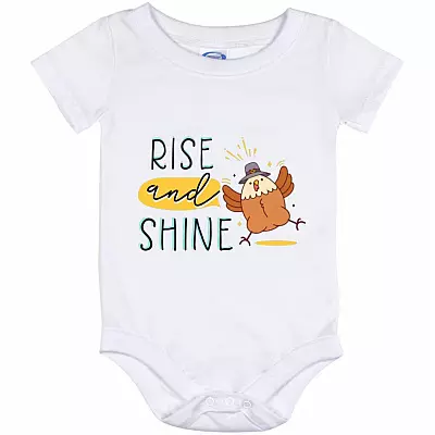 Rise Onesie, White, Baby Onesie - 12 Month