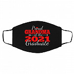 Grandma Mask, Black, Cloth Face Cover – Medium/Large