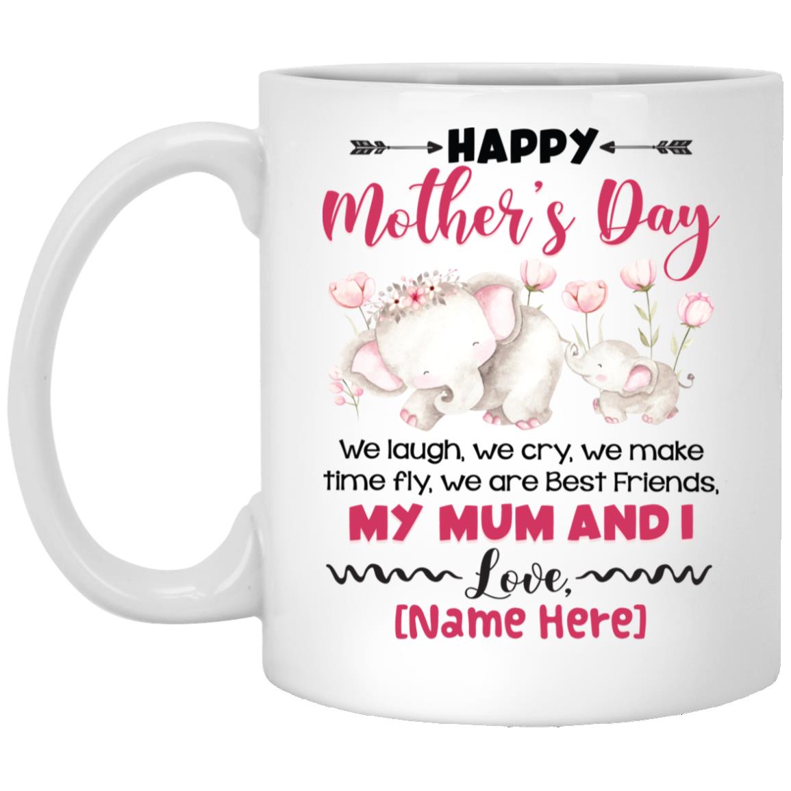Personalized My Mum mug, White, 11 oz. White Mug
