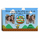 Custom Photo Decor, White, 0.75'' Framed Canvas