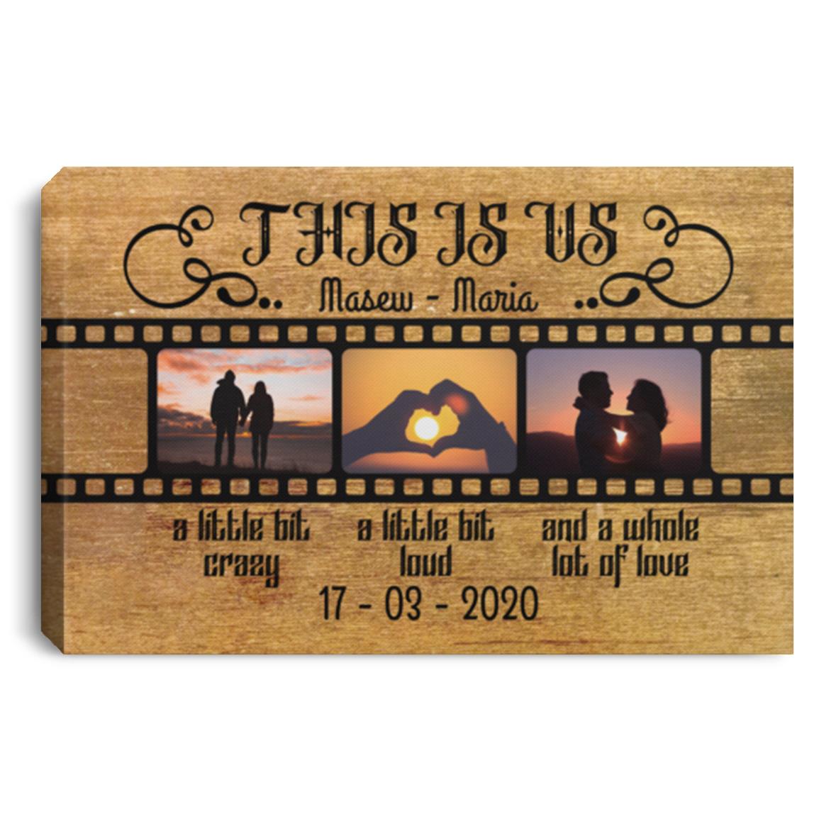 Custom Photo Decor2, White, 0.75'' Framed Canvas