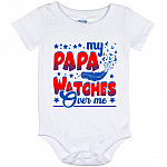Papa Onesie, White, Baby Onesie - 12 Month