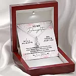 To My Daughter You Are Amazing I'll Always Be There Alluring Necklace
