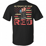 red, Black, Unisex T-Shirt