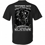 December Tshirt, Black, Unisex T-Shirt