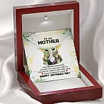 Baby Yoda To My Mother Yoda Best Mom In The Galaxy Happy Mother's Day Alluring Beauty Necklace
