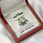 Baby Yoda To My Mother Yoda Best Mom In The Galaxy Happy Mother's Day Alluring Beauty Necklace