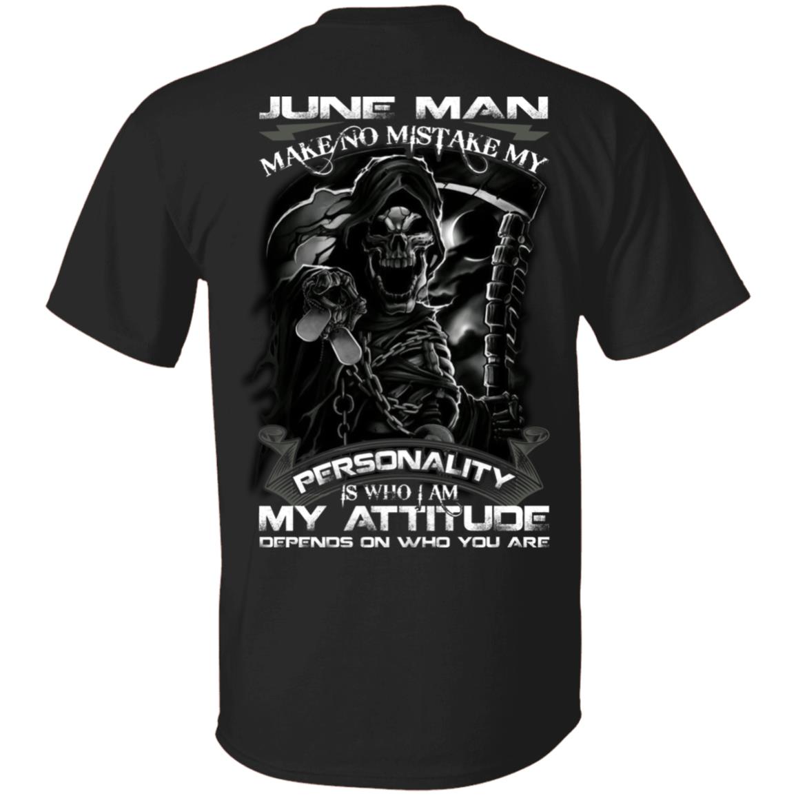 June Man Shirt, Black, Unisex T-Shirt