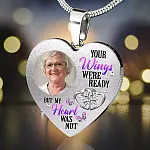 7VT. Butterfly Your Wings Were Ready heart necklace mk1