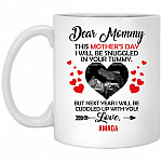 Personalized Photo Dear Mommy This Bottle, White, 11 oz. White Mug
