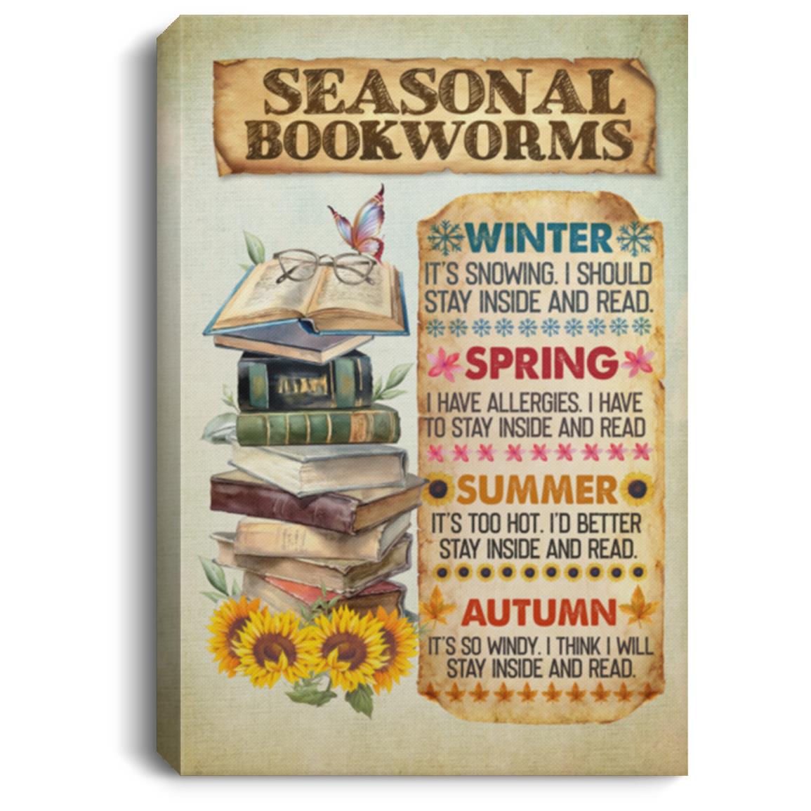 Seasonal Canvas, White, 0.75'' Framed Canvas