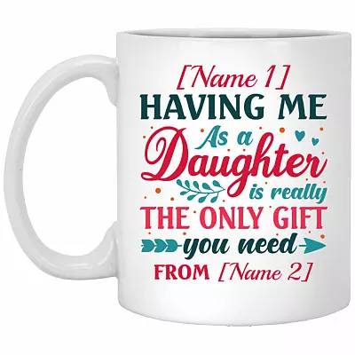 Personalized Mothers mug, White, 11 oz. White Mug