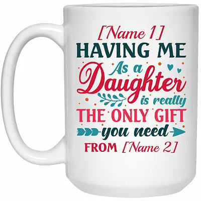 15 oz. White Mug