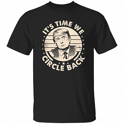 CIRCLE BACK SHIRT, Black, Unisex T-Shirt