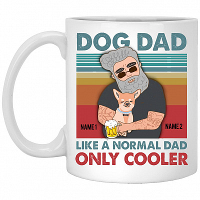 Personalized Gift for Dog Mug, White, 11 oz. White Mug