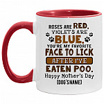 Personalized You're My FaoAccent Mug, White/Red, 11 oz. Accent Mug Personalized You're My FaoAccent Mug, White/Red, 11 oz. Accent Mug