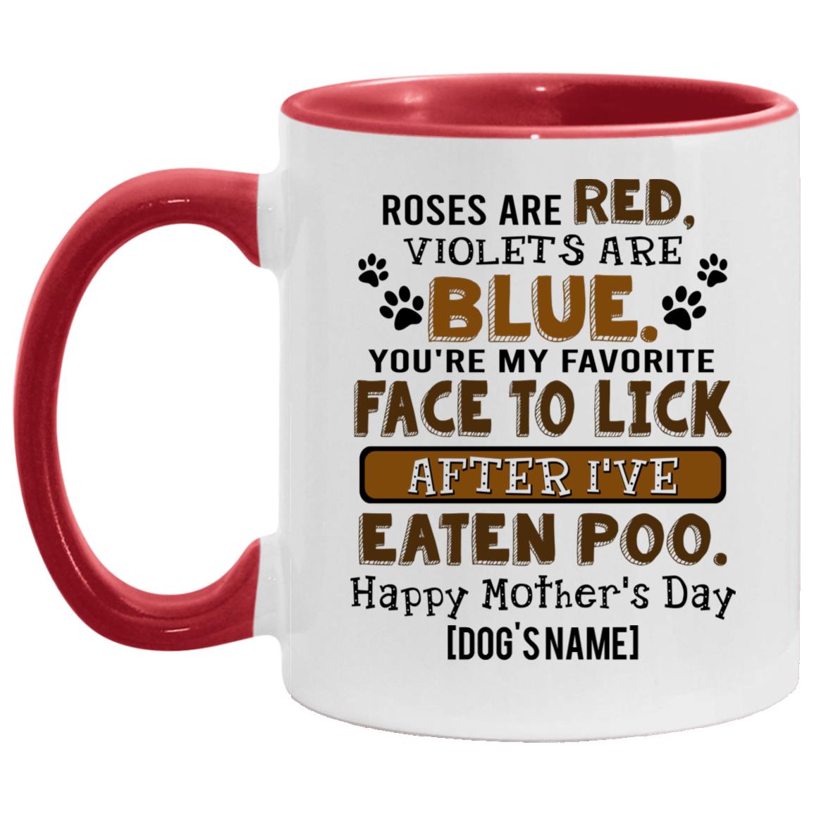Personalized You're My FaoAccent Mug, White/Red, 11 oz. Accent Mug Personalized You're My FaoAccent Mug, White/Red, 11 oz. Accent Mug