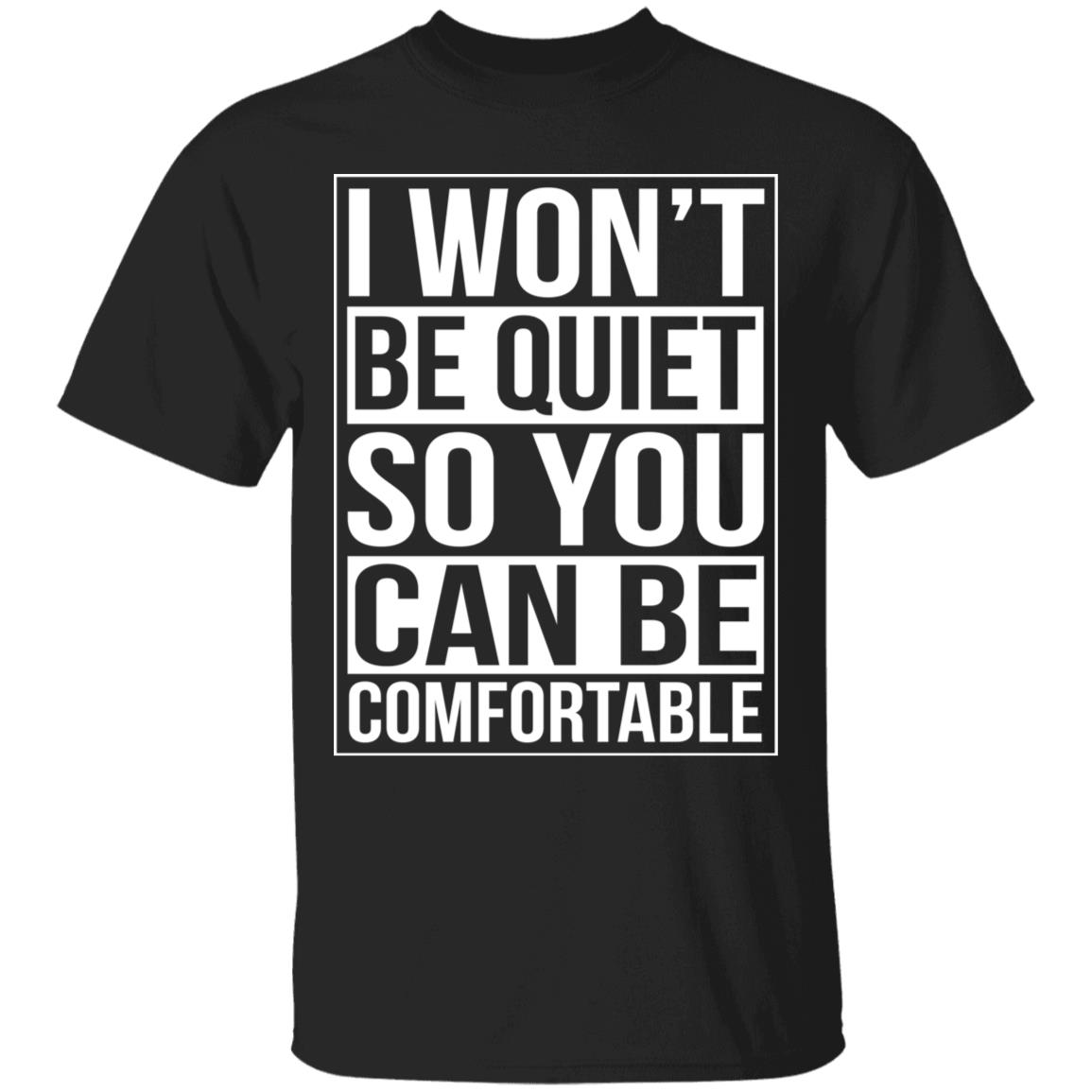 I wont tshirt, Black, Unisex T-Shirt