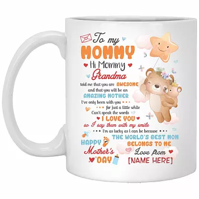 Personalized Mug, White, 11 oz. White Mug