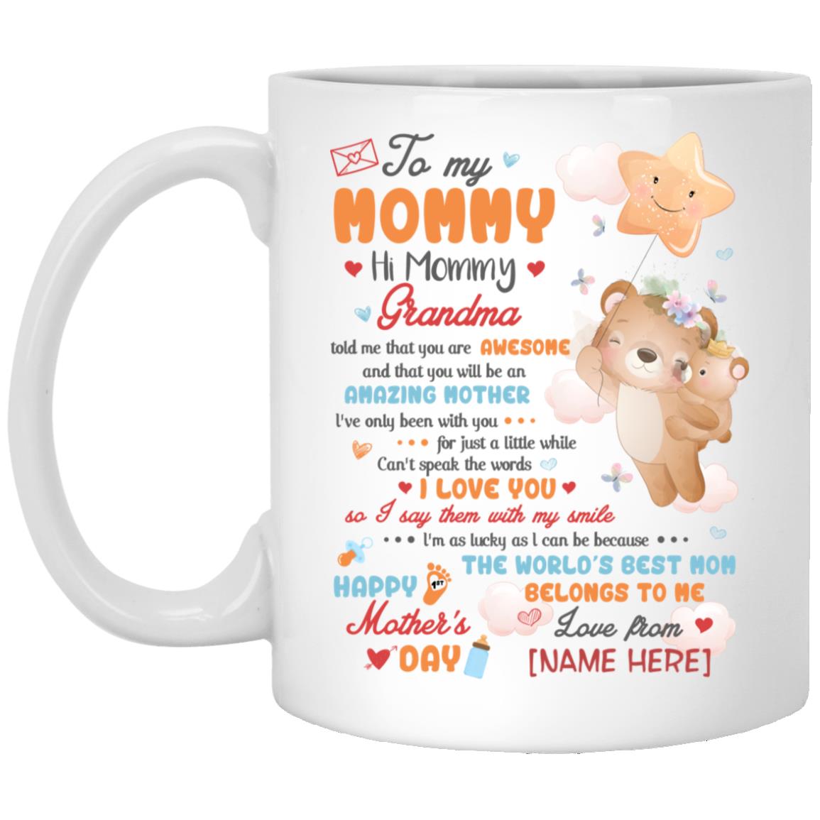 Personalized Mug, White, 11 oz. White Mug Personalized Mug, White, 11 oz. White Mug