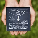 To My Love I'm Not Perfect I'll Annoy You but I Know You Are Right I Love You to Wife to Girlfriend Alluring Necklace