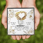 To My Bonus Daughter Not Flesh of My Flesh but Still Miraculously My Own Forever Love Pendant Necklace