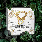 To My Bonus Daughter Not Flesh of My Flesh but Still Miraculously My Own Forever Love Pendant Necklace