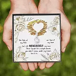 To My Bonus Daughter Not Flesh of My Flesh but Still Miraculously My Own Alluring Beauty Necklace