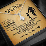 Viking Dad To My Beautiful Daughter Whenever You Feel Overwhelmed Alluring Pendant Necklace